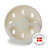 FRIGG Moon Night - Round Silicone Pacifier - Cream