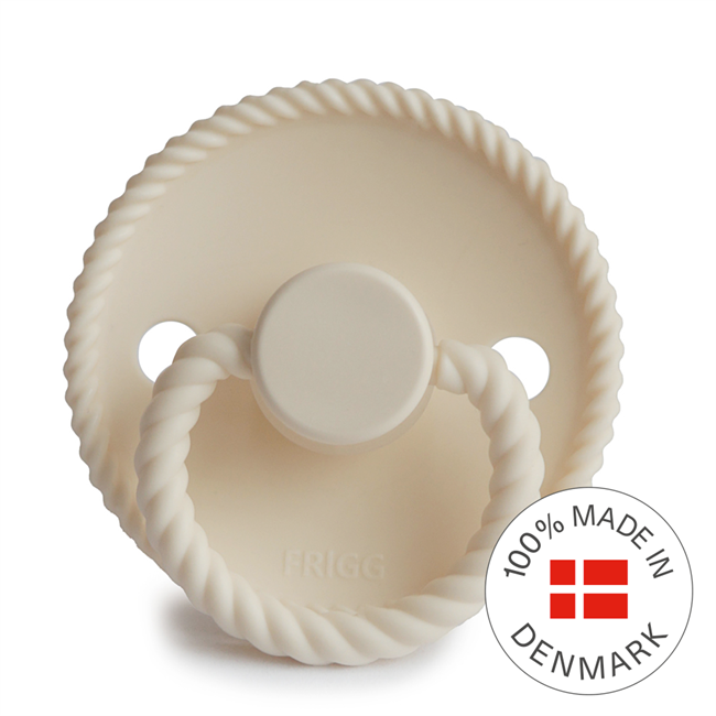 FRIGG Rope - Round Silicone Pacifier - Size 1