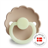 FRIGG Daisy Night - Round Silicone Pacifier | Size 1