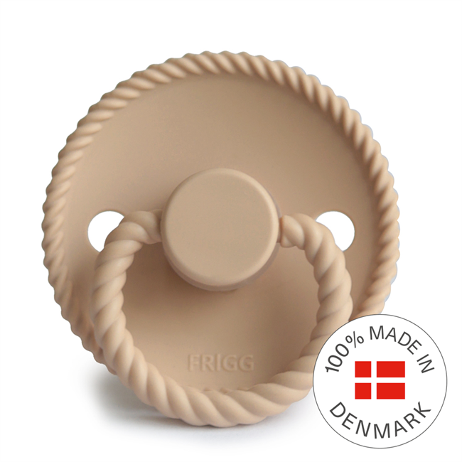 FRIGG Rope - Round Silicone Pacifier - Size 1