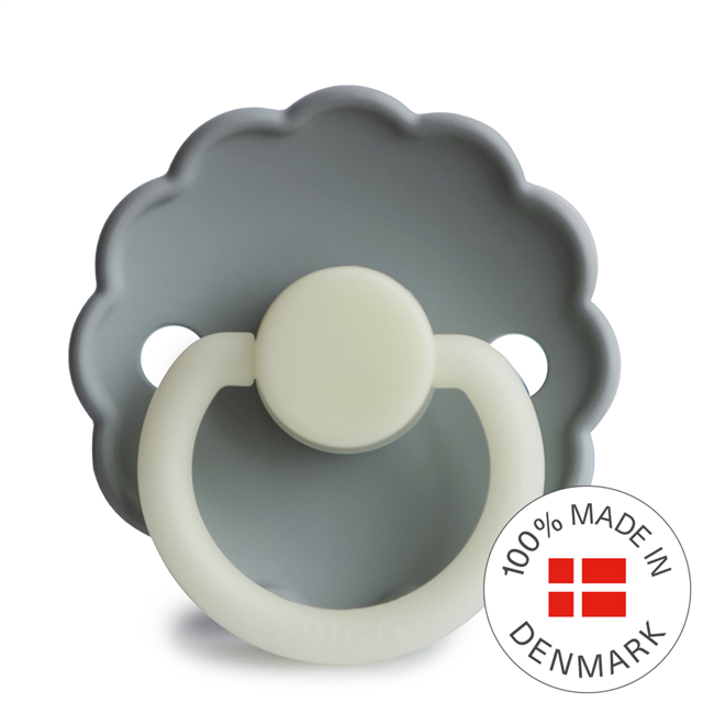 FRIGG Daisy Night - Round Silicone Pacifier | Size 1