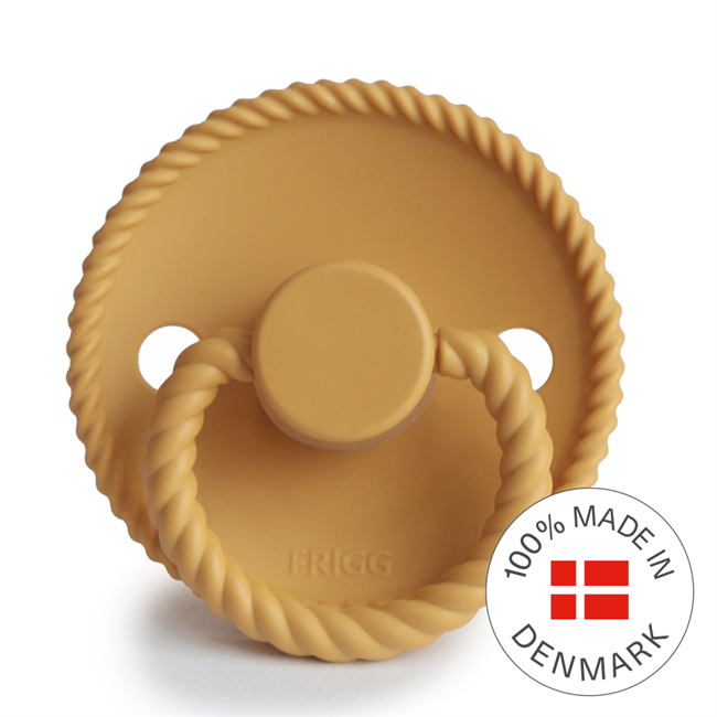 FRIGG Rope - Round Silicone Pacifier - Size 1