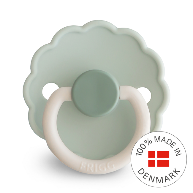 FRIGG Daisy Colourblock - Round Silicone Pacifier | Size 1
