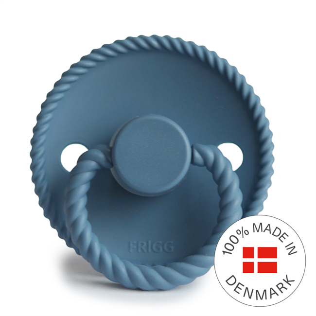 FRIGG Rope - Round Silicone Pacifier - Size 1