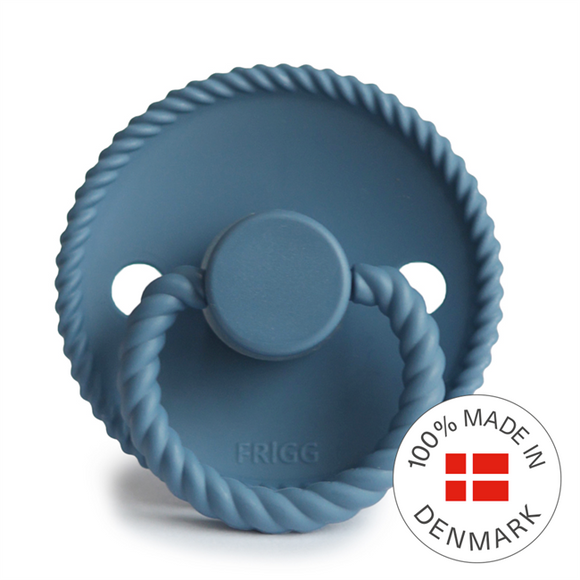 FRIGG Rope - Round Silicone Pacifier - Ocean View