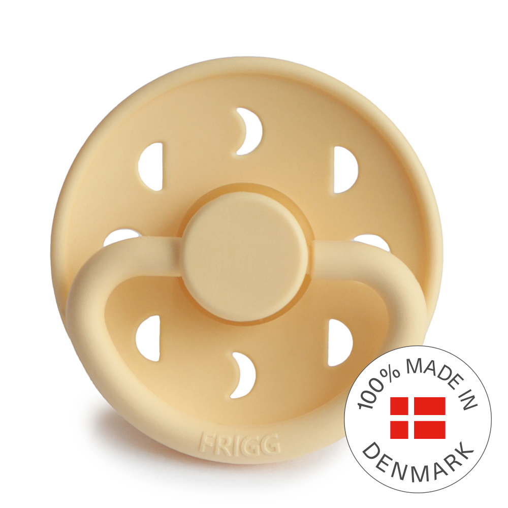FRIGG Moon - Round Latex Pacifier | Size 2