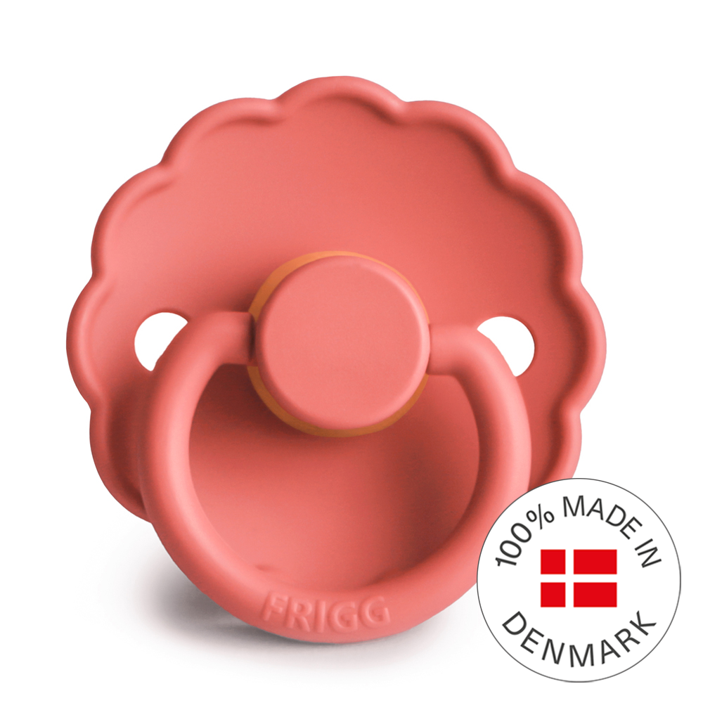 FRIGG Daisy - Round Latex Pacifier | Size 2