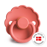 FRIGG Daisy - Round Latex Pacifier - Poppy