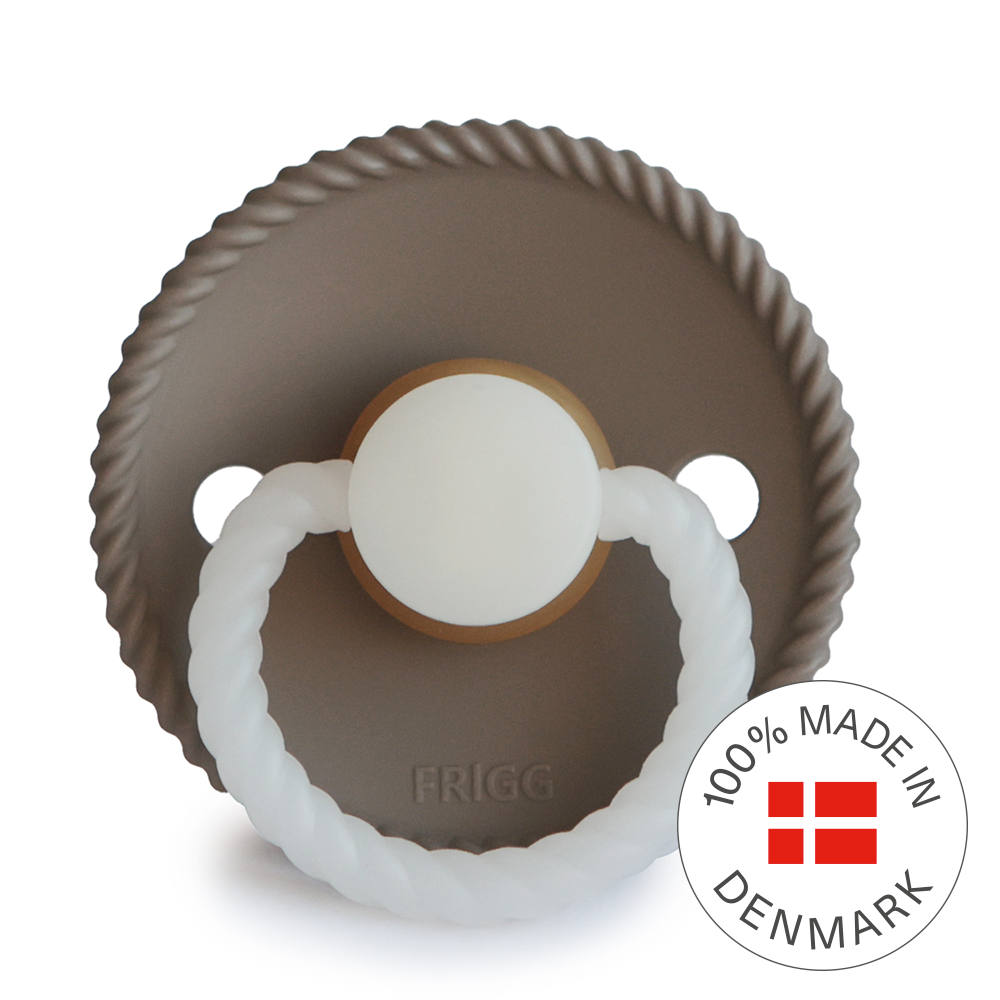 FRIGG Rope Night - Round Latex Pacifier | Size 2
