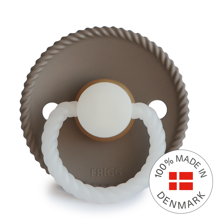 FRIGG Rope Night - Round Latex Pacifier | Size 2