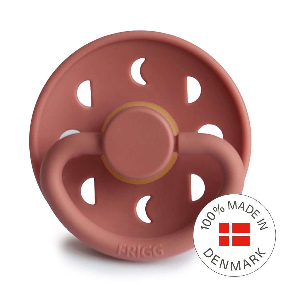 FRIGG Moon - Round Latex Pacifier | Size 2