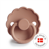FRIGG Daisy - Round Silicone Pacifier - Rose Gold