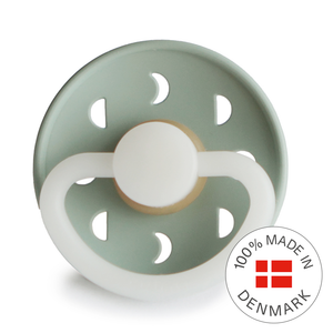 FRIGG Moon Night - Round Latex Pacifier - Sage