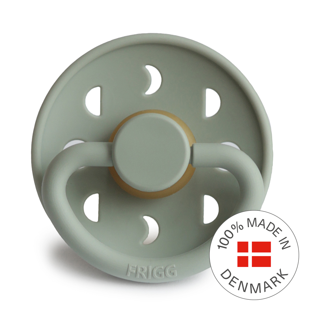 FRIGG Moon - Round Latex Pacifier | Size 2