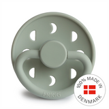 FRIGG Moon - Round Silicone Pacifier - Sage