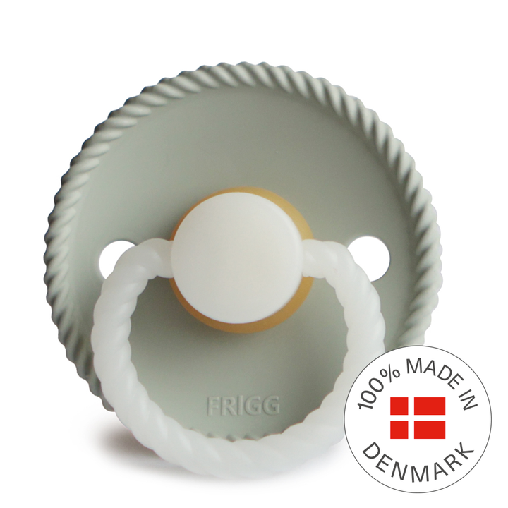 FRIGG Rope Night - Round Latex Pacifier | Size 2