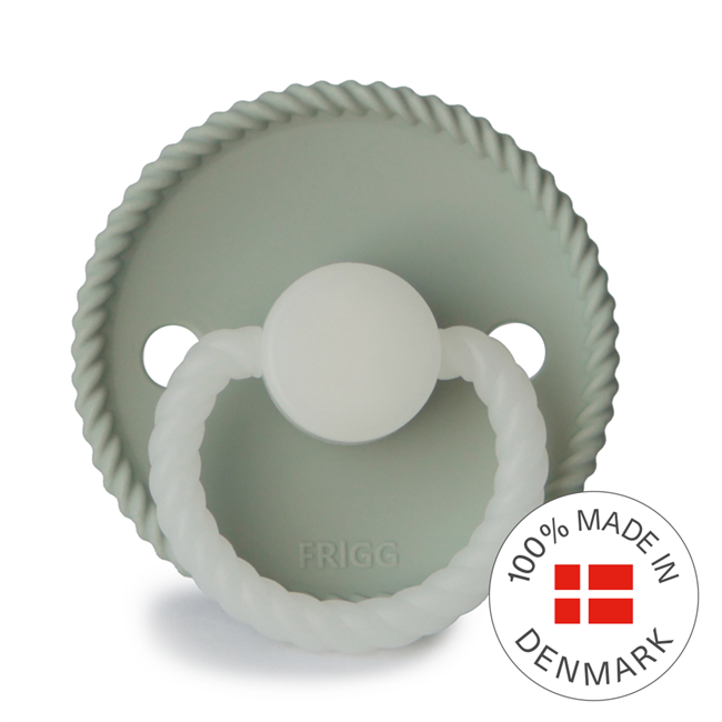 FRIGG Rope Night - Round Silicone Pacifier | Size 1