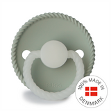 FRIGG Rope Night - Round Silicone Pacifier - Sage Night