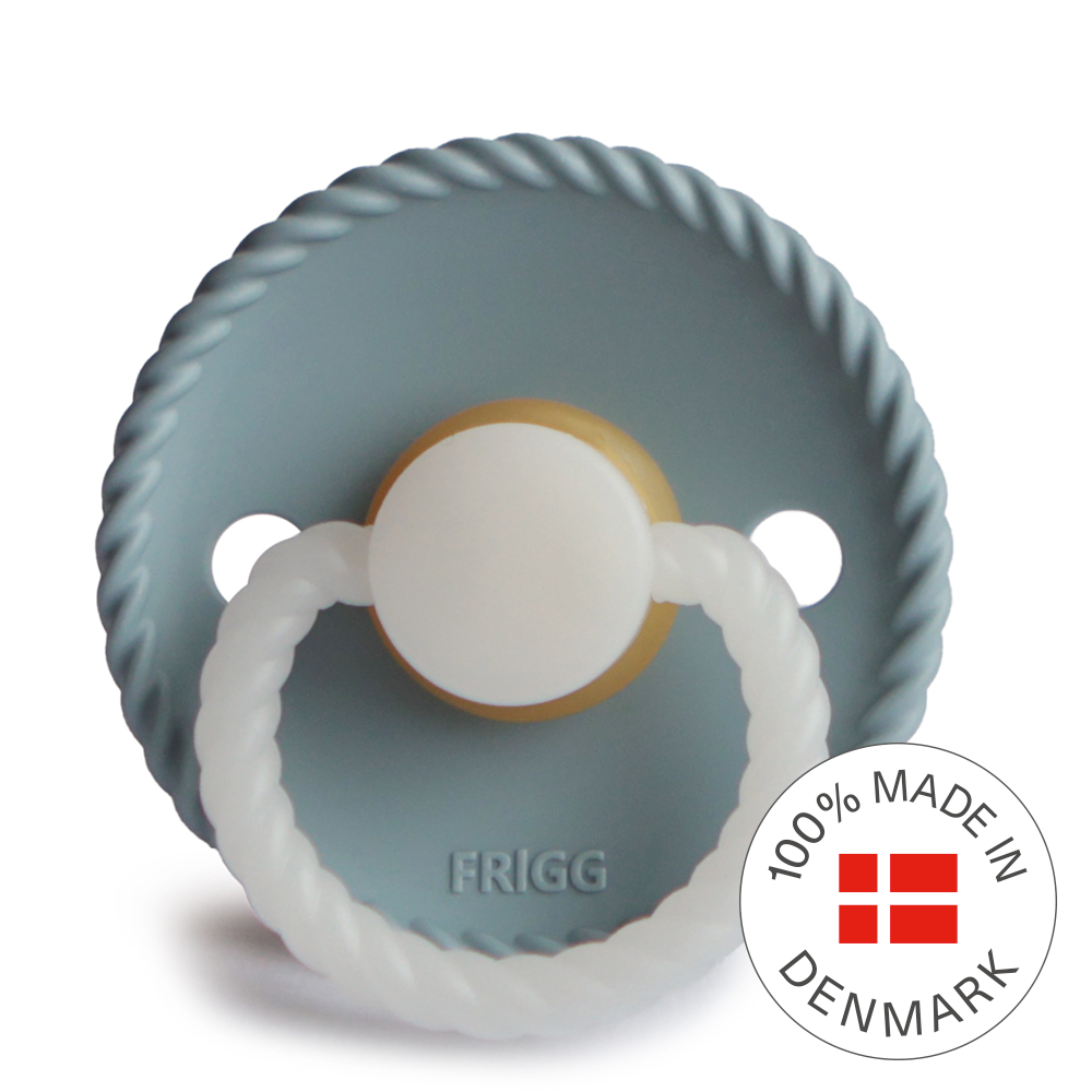 FRIGG Rope Night - Round Latex Pacifier | Size 2
