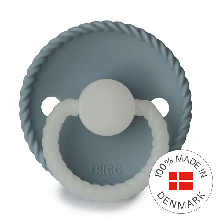 FRIGG Rope Night - Round Silicone Pacifier | Size 1