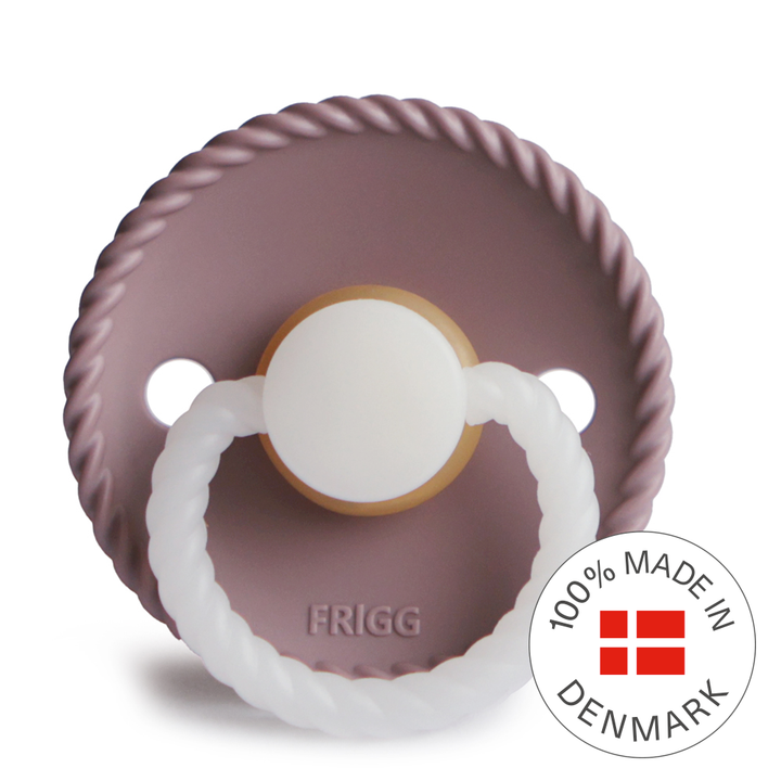 FRIGG Rope Night - Round Latex Pacifier | Size 2