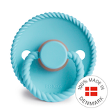 FRIGG Rope - Round Latex Pacifier - Waterfall (LIMITED SUMMER COLLECTION)