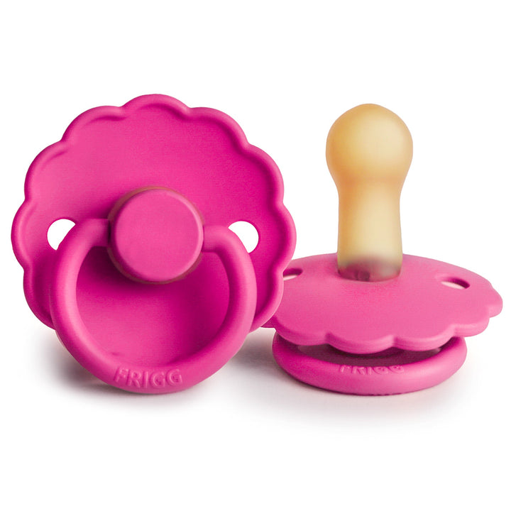 FRIGG Daisy Round Latex Pacifier | Size 2