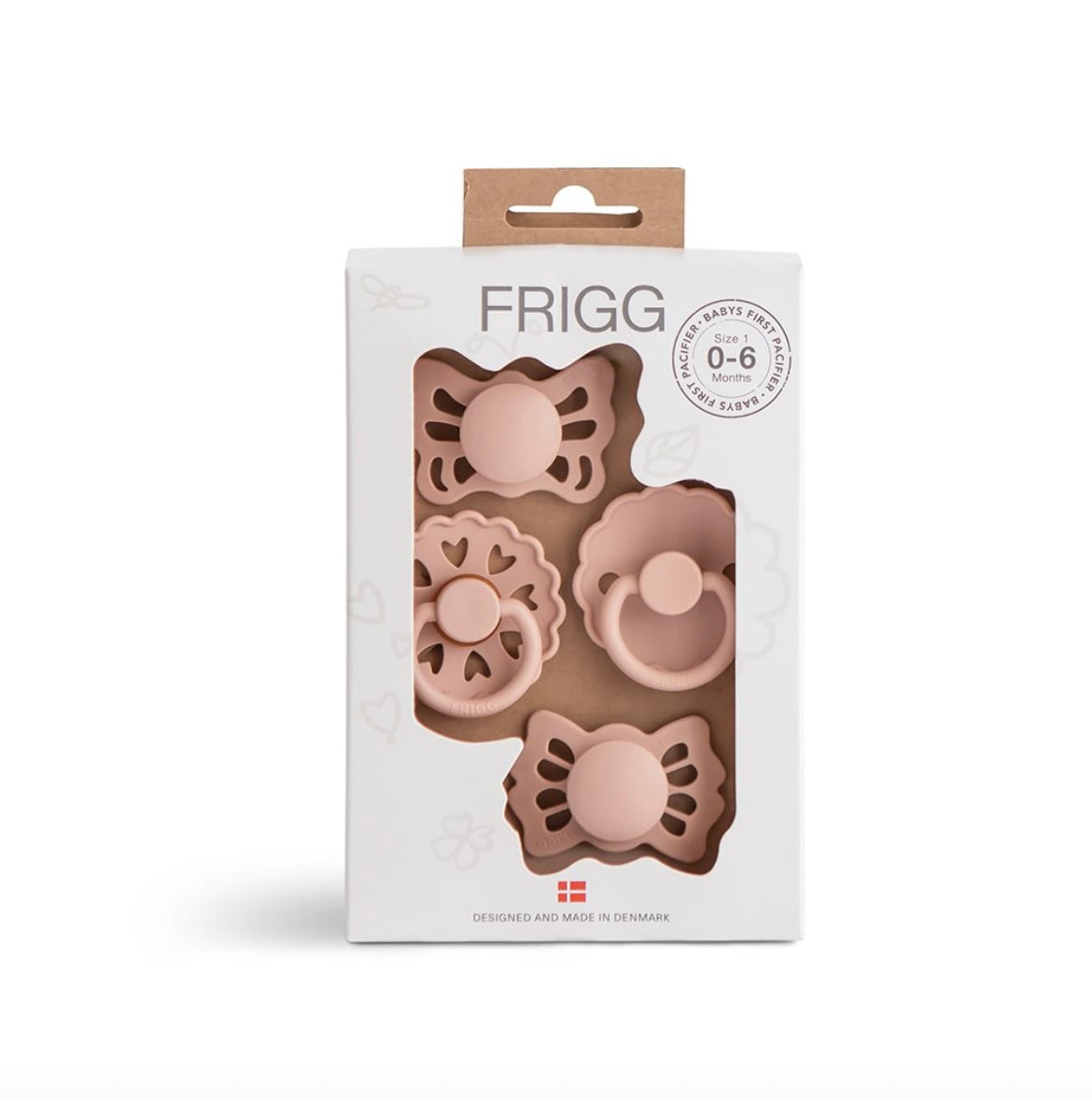 FRIGG Baby´s 1st pacifier - Floral Heart