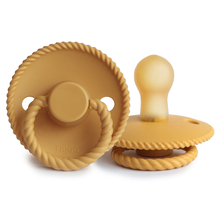 FRIGG Rope - Round Latex Pacifier - Size 2
