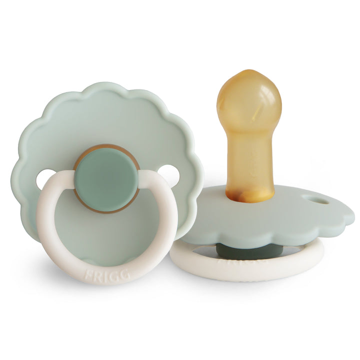 FRIGG Daisy Colourblock - Round Latex Pacifier | Size 2