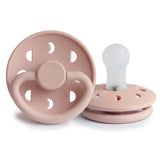 FRIGG Moon - Round Silicone Pacifier - Blush