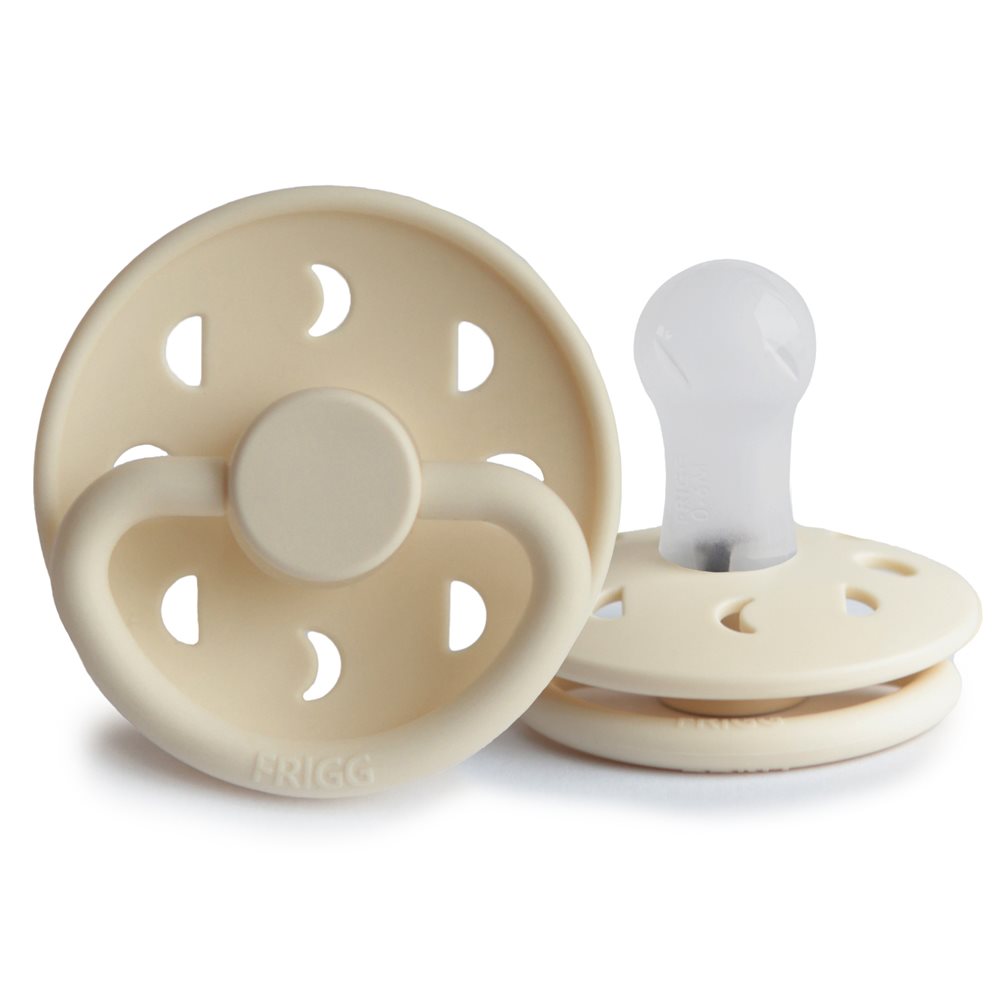 FRIGG Moon Round Silicone Pacifier | Size 1
