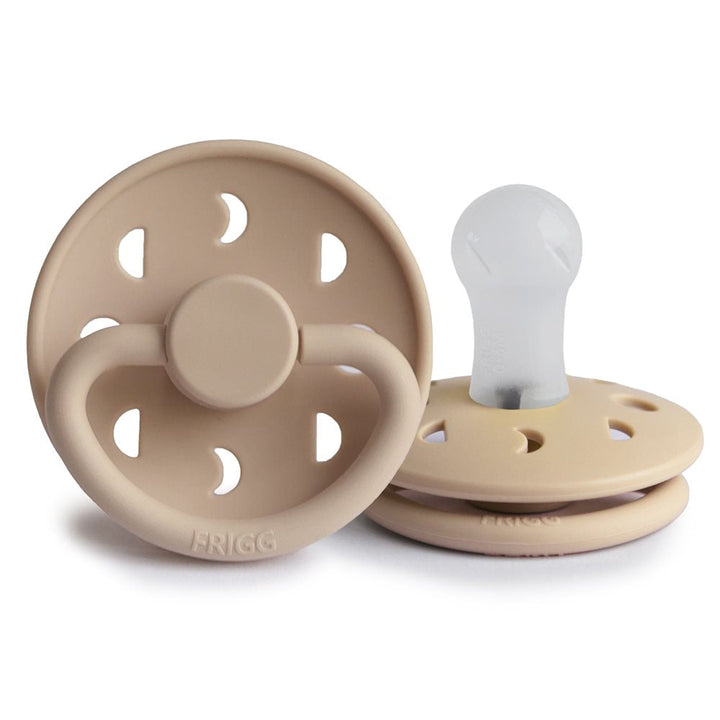 FRIGG Moon Round Silicone Pacifier | Size 1