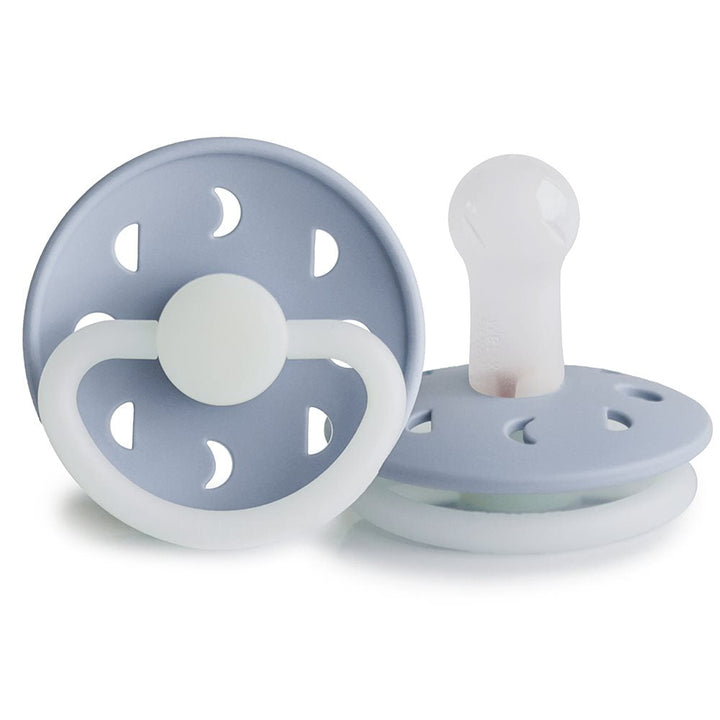 FRIGG Moon Night Round Silicone Pacifier | Size 2