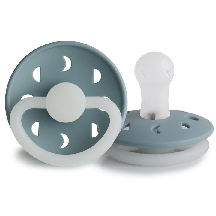 FRIGG Moon Night Round Silicone Pacifier | Size 1