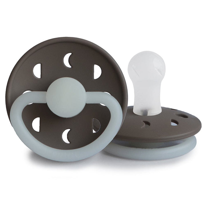 FRIGG Moon Night Round Silicone Pacifier | Size 1