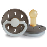 FRIGG Moon Night - Round Latex Pacifier - Portobello