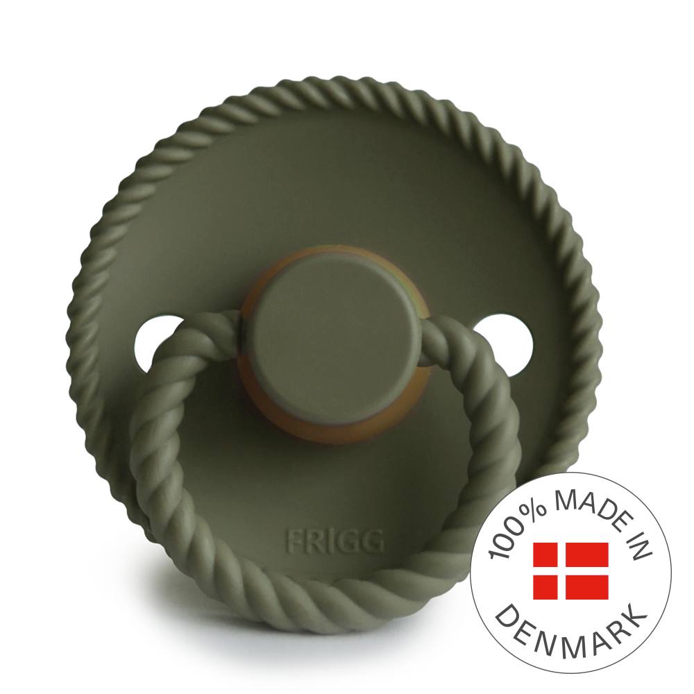 FRIGG Rope - Round Latex Pacifier - Size 2