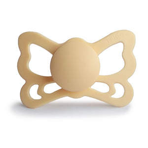 FRIGG Butterfly - Anatomical Silicone Pacifier - Pale Daffodil