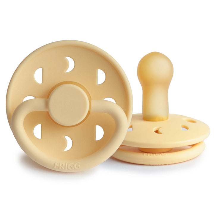 FRIGG Moon - Round Latex Pacifier | Size 2