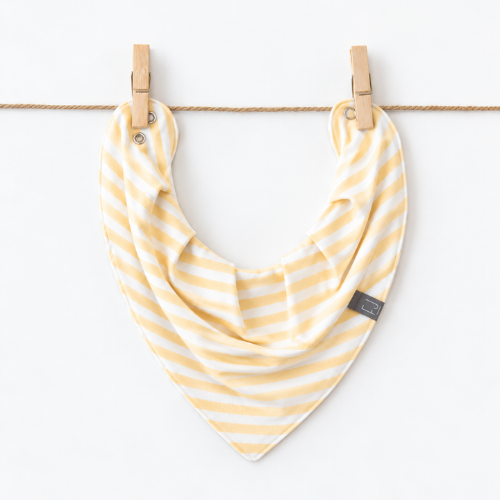 Bandana Bib | Remi (Lemon Stripe)