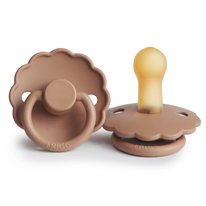 FRIGG Daisy Round Latex Pacifier | Size 2