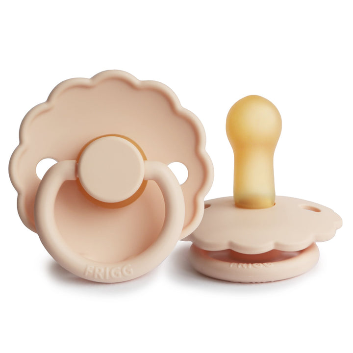 FRIGG Daisy Round Latex Pacifier | Size 2