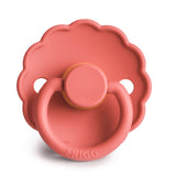 FRIGG Daisy - Round Latex Pacifier - Poppy