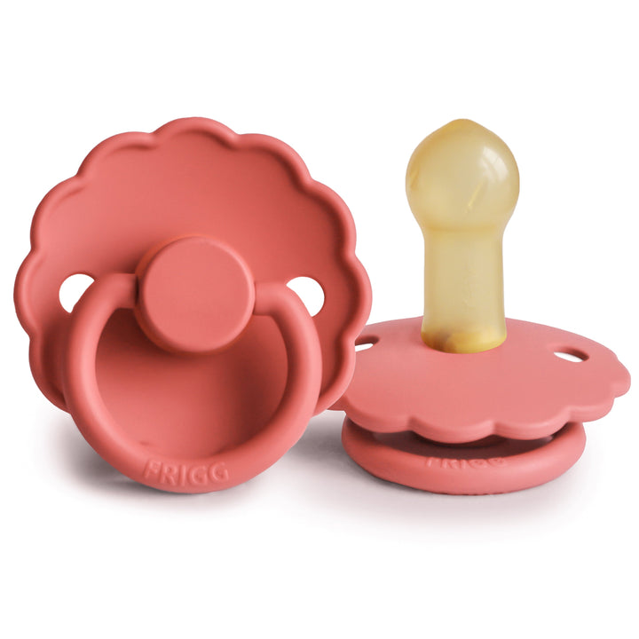 FRIGG Daisy - Round Latex Pacifier | Size 2