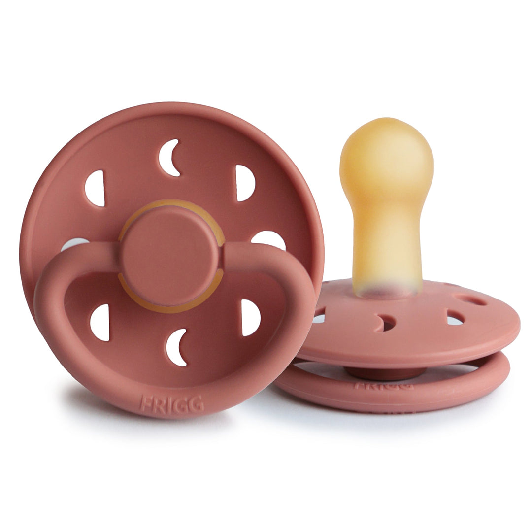 FRIGG Moon - Round Latex Pacifier | Size 2