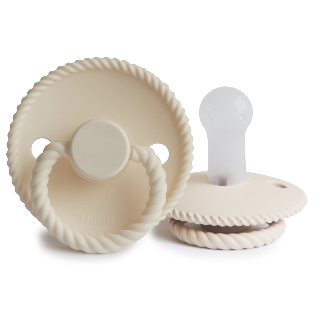 FRIGG Rope - Round Silicone Pacifier - Size 1