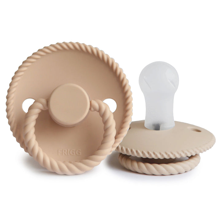 FRIGG Rope - Round Silicone Pacifier - Size 1