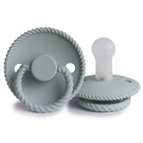 FRIGG Rope - Round Silicone Pacifier - French Gray