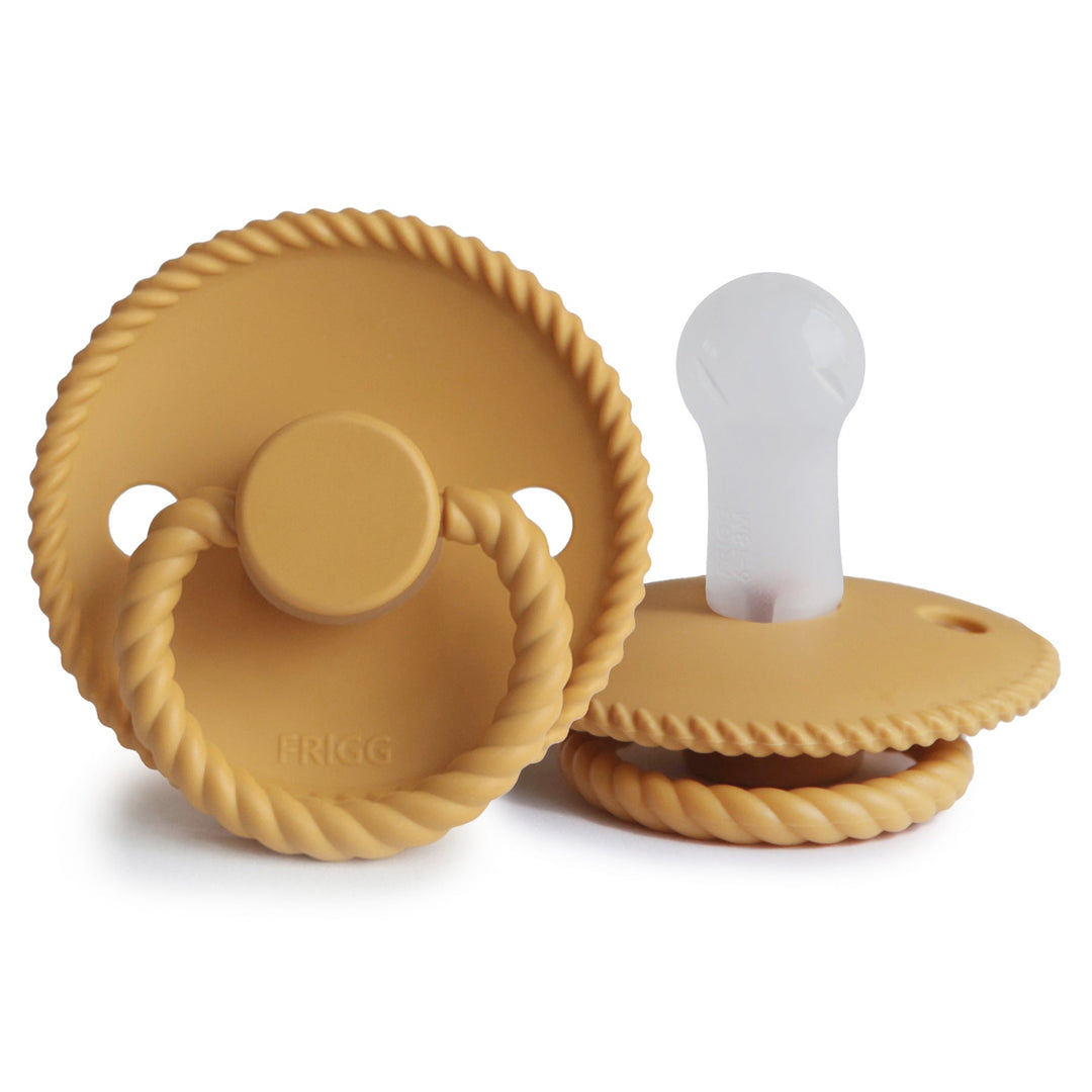 FRIGG Rope - Round Silicone Pacifier - Size 1